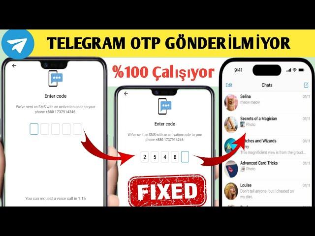 Telegram Kod Göndermiyor Hatası Nasıl Düzeltilir | Telegram OTP Kodu Gelmiyor - 2024