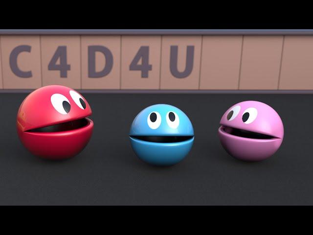 PacMan 3D V3 with Jelly  ️ C4D4U