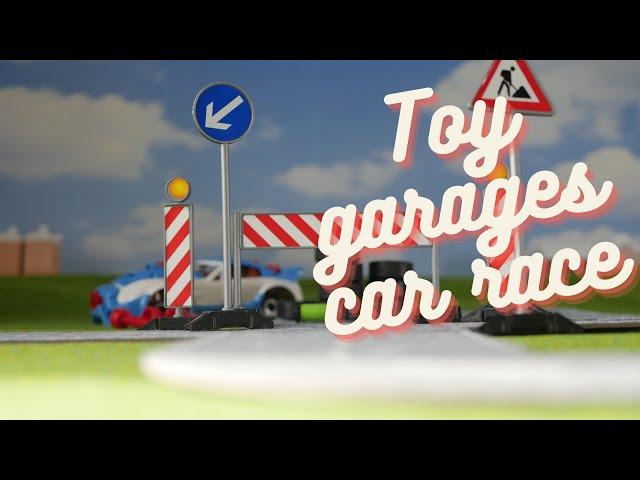 Toy Car garages: Toot Toot Garage Car Wash & Top Bright Car Ramp