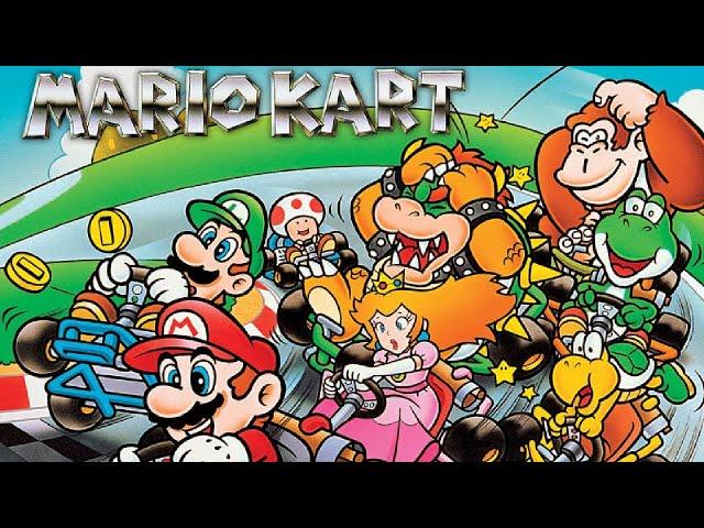 Super Mario Kart - Full Game Walkthrough