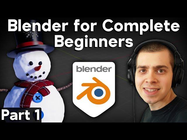 Part 1 - Blender for Complete Beginners Tutorial Series (Navigation & Shortcut Keys)