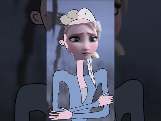 Funny Elsa  #drawingmeme #funny #frozen