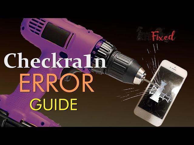 Checkra1n Errors Ultimate Fix Guide | Error -20,-31,-77 etc...| IOS 13.4.1