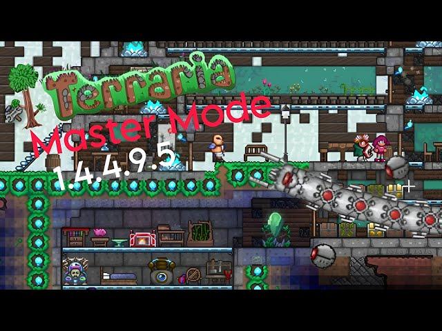 Terraria Mobile Master Mode! The Destroyer Boss Fight!