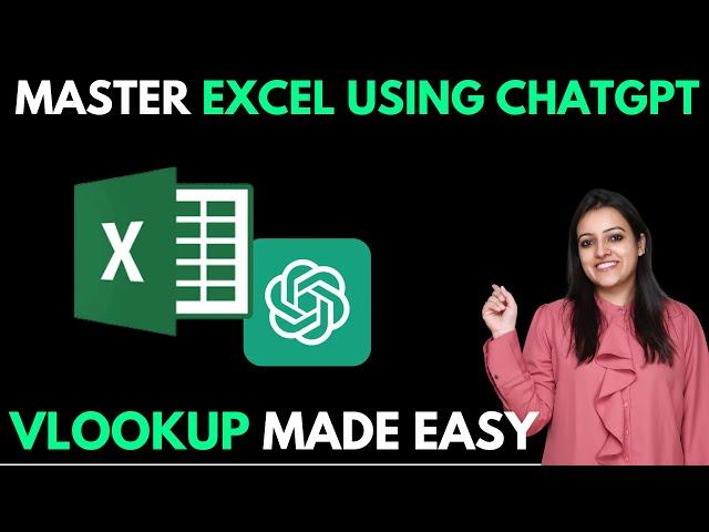 How to use VLOOKUP formula in MS Excel for beginners using ChatGPT & Free AI Tools | Hindi|Ritika AI