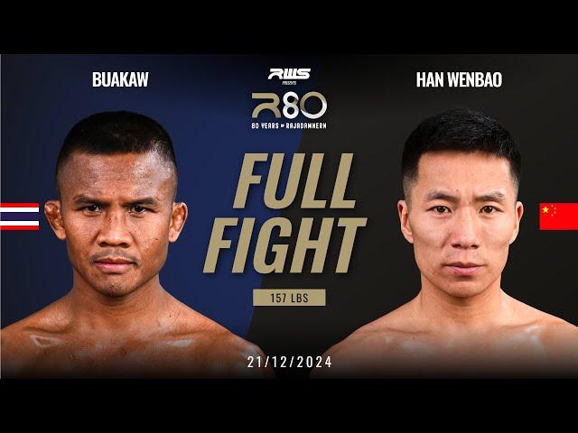 Full Fight l Buakaw Banchamek vs Han Wenbao I RWS