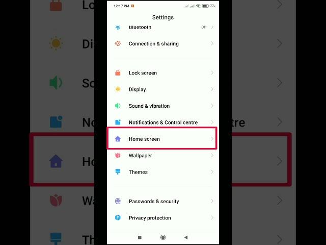 How To Lock Home Screen Layout in Redmi | #shorts #homescreen