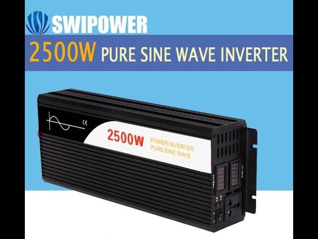 Обзор инвертора Swipower 2500 вт  из Китая