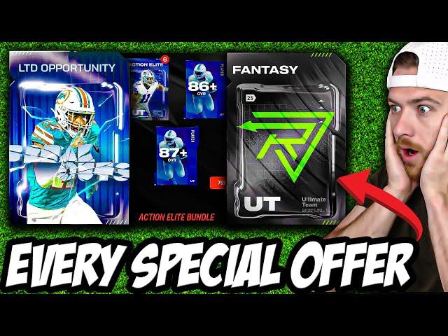 I OPENED EVERY SPECIAL OFFER IN THE MADDEN 25 STORE! MASSIVE PULLS!