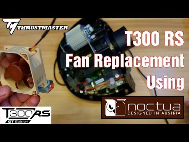 Thrustmaster T300 RS Fan Replacement using NOCTUA fan (Avoid Overheating and Noise)