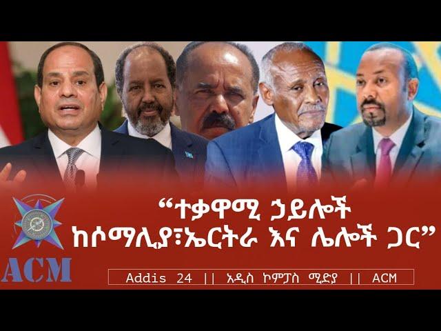 "ተቃዋሚ ኃይሎች ከሶማሊያ; ኤርትራ እና ሌሎች ጋር.."