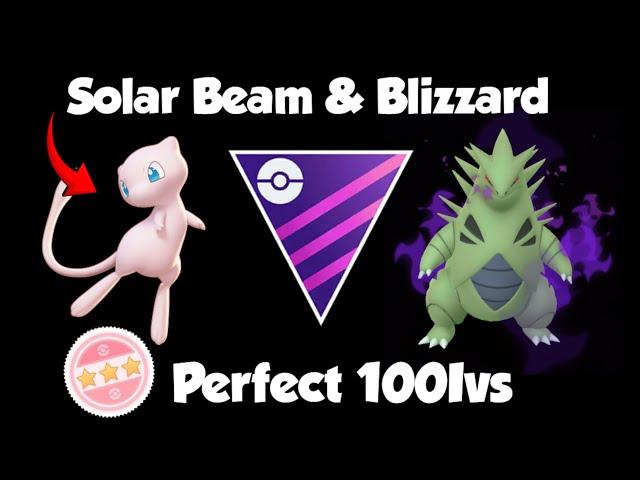 100IV BEST BUDDY  MEW SUPRISE NUKES THE MASTER LEAGUE FT PERFECT IV SHADOW TYRANITAR & MEWTWO