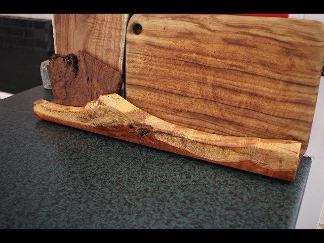 Making a cutting board stand