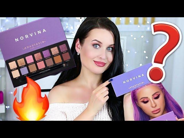 НОВАЯ ПАЛЕТКА ТЕНЕЙ NORVINA Anastasia Beverly Hills | Обзор, свотчи, сравнение, макияж