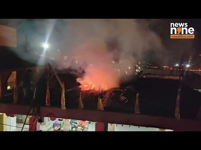 CCTV Captures Lord Shiva Temple Set on Fire in Manipur’s Senapati District | News9