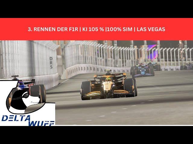 DAS 3. RENNEN IN LAS VEGAS DER F1-R | 100% Rennlänge | 100% Simulation | | FANATEC | 11.SAISON