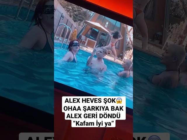 Alex Heves Ohaa Şarkıya Bak Sen | Alex Geri Döndü Şok | Kafam İyi ya şarkısı | #shorts