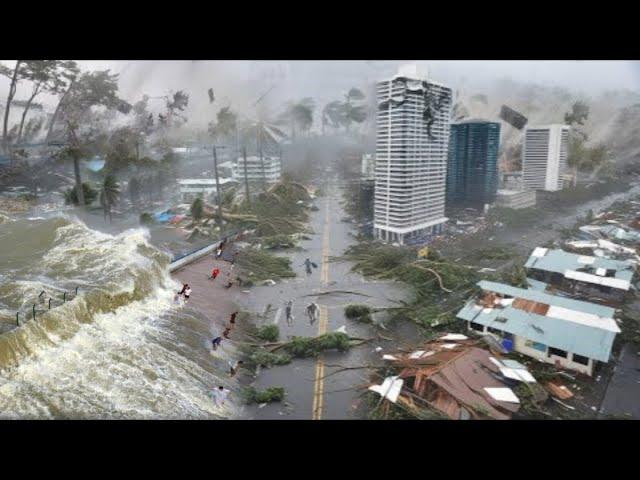 Philippines now! Super Typhoon Pepito triggers tsunami-like storm surges in Bicol Region