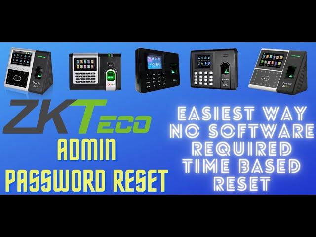 How to Reset ZKTECO Admin | The Easiest way