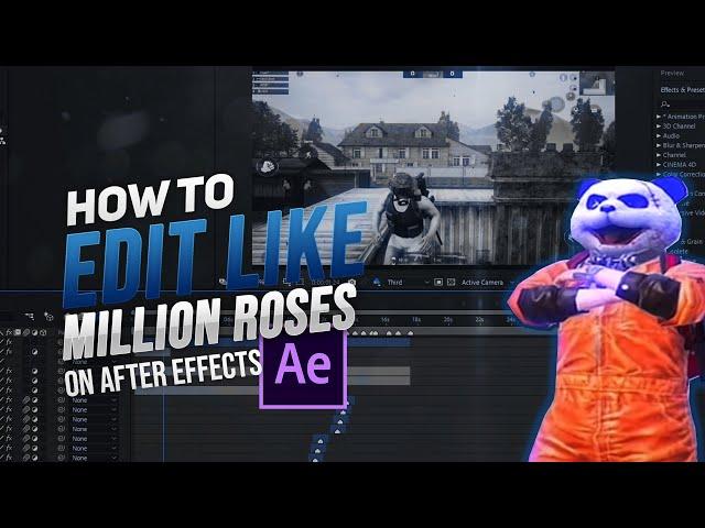 How to make PUBG Edits? | After Effects Tutorial - Part 1