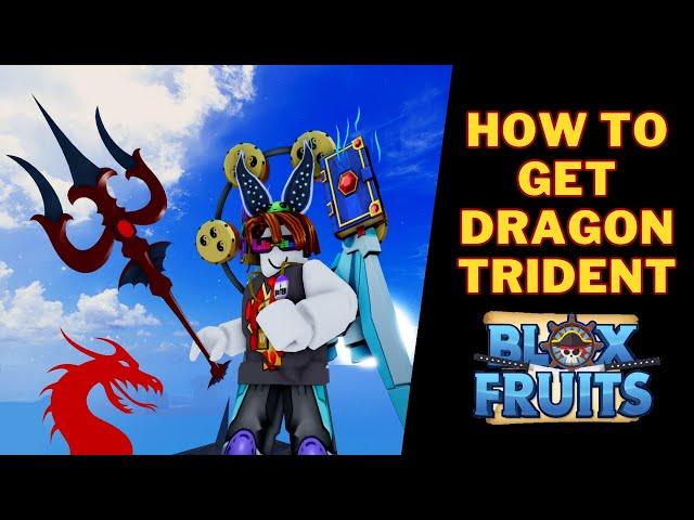 How To Get Dragon Trident in Blox Fruits | Tide Keeper Boss | Second Sea