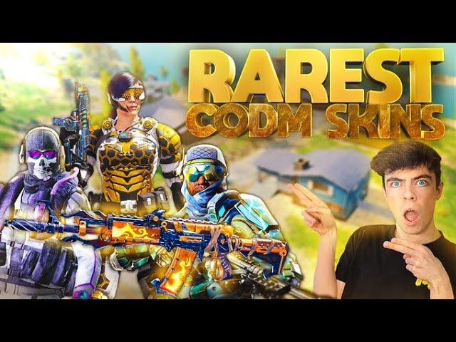 SHOWING ALL the RAREST SKINS in COD Mobile... (0.01% of people have these skins)