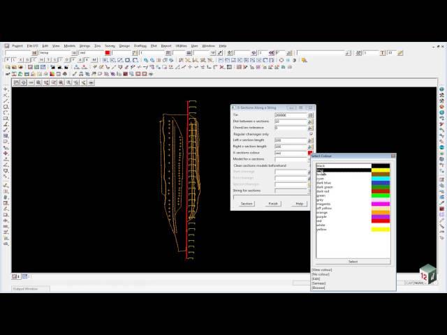 4.16 Generating Cross Sections - Design to Field