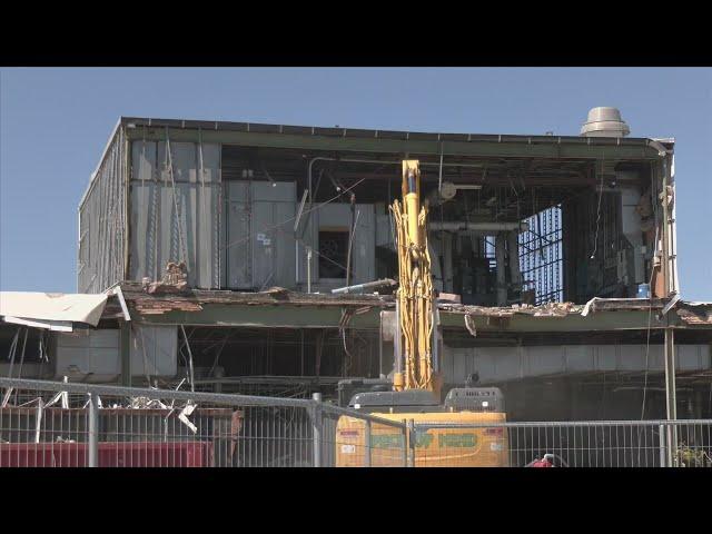 Demolition underway at Panama City Mall's Sears building