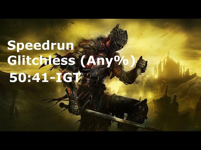 Dark Souls 3: Glitchless Speedrun (Any%) without dying | 50:41-IGT