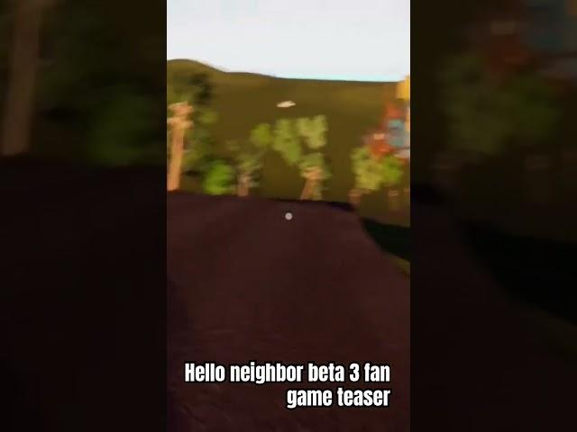 Hello neighbor beta 3 fan game teaser #fangame #teaser #prototype #gameplay #helloneighbor