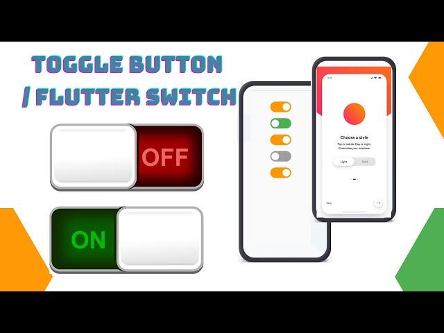 Flutter Switch | Toggle Switch | Animated Switch | On -Off Switch