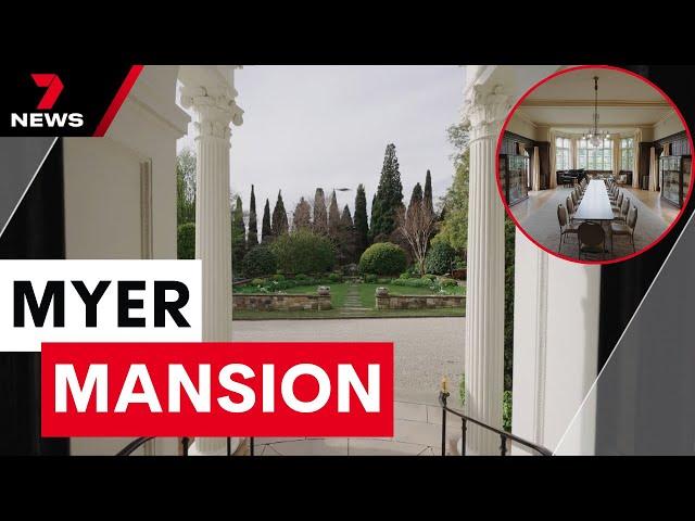 Myer family's Toorak mansion hits the market with a mindboggling price tag | 7NEWS