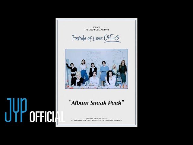 TWICE "Formula of Love: O+T=＜3" Album Sneak Peek