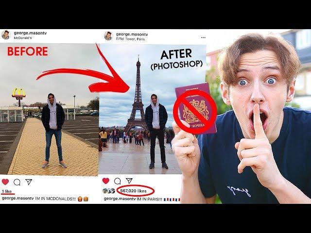 I FAKED going on HOLIDAY for a whole WEEK  *PHOTOSHOPPING MY INSTAGRAM* PRANK