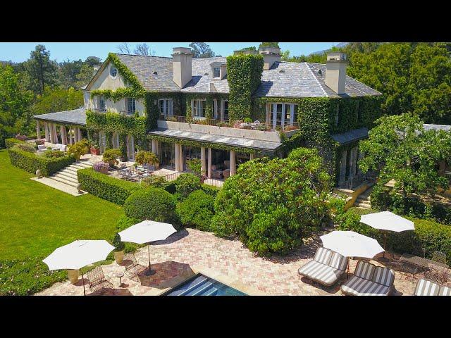 Stunning $22,500,000 English Country Manor Home in the Heart of Montecito