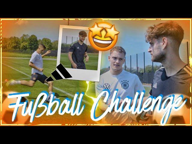 FUSSBALL CHALLENGE MIT FLORIAN WIRTZ UND NICO SCHLOTTERBECK Deutsches TOP TALENT vs 2 BuLi Profis