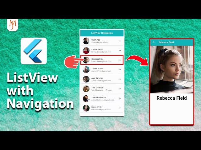 ListView with Navigator | Flutter Tutorial