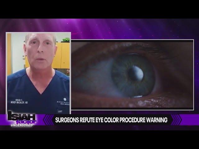 Are there actual DANGERS of eye-color changing procedures?: Experts explain