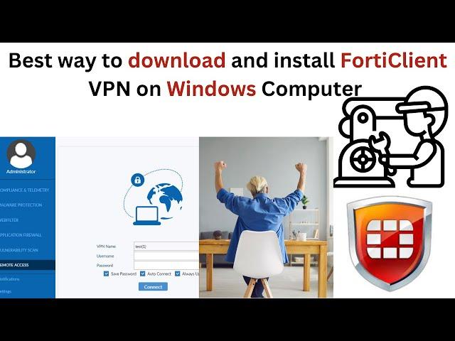 Best way to download and install FortiClient VPN on Windows Computer | Download and install SSL VPN