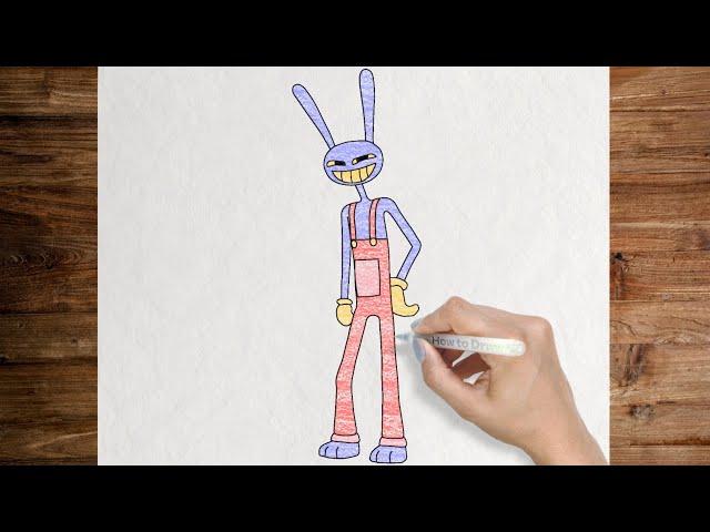 How to draw Jax | Amazing Digital Circus