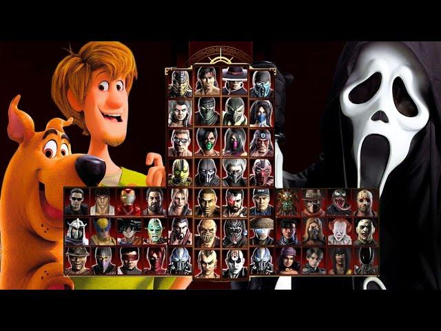 Mortal Kombat 9 - SCOOBY DOO  & GHOSTFACE  - Expert Tag Ladder - Gameplay @(1080p) - 60ᶠᵖˢ 