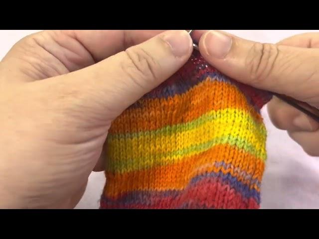 Easy Sock Knitting Tutorials - Part 7 - The Toe