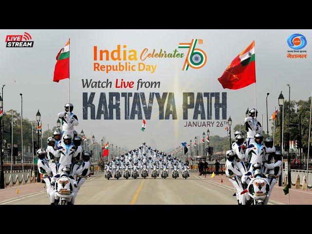 76th Republic Day Parade | Live from Kartavya Path | Promo | DD National