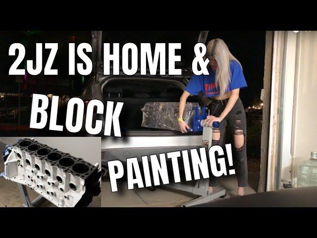 FINALLY GETTING THE JZ BACK + BLOCK PAINTING! - Rina Rae