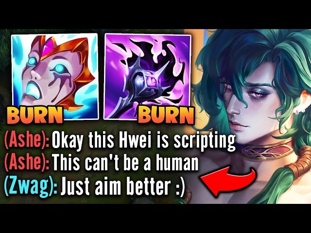 I GOT CALLED A SCRIPTER FOR THIS HWEI GAME… (ASHE GETS EMBARRASSED)