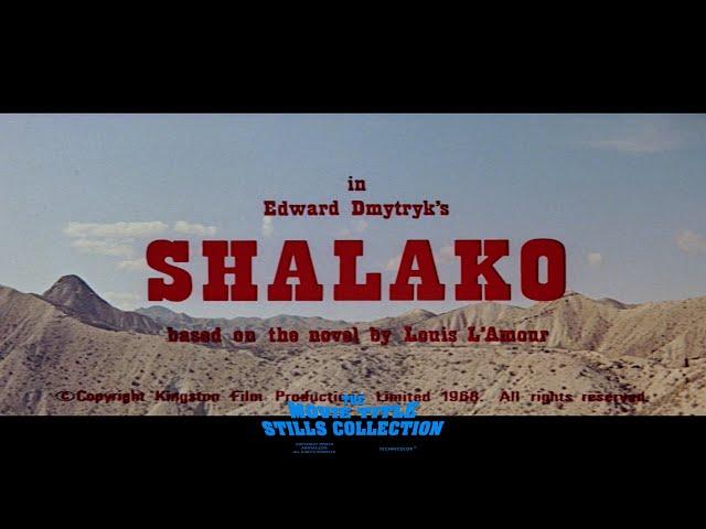 Shalako (1968) title sequence