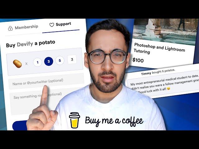 How to Use 'Buy Me a Coffee' to Earn Money From Your Content