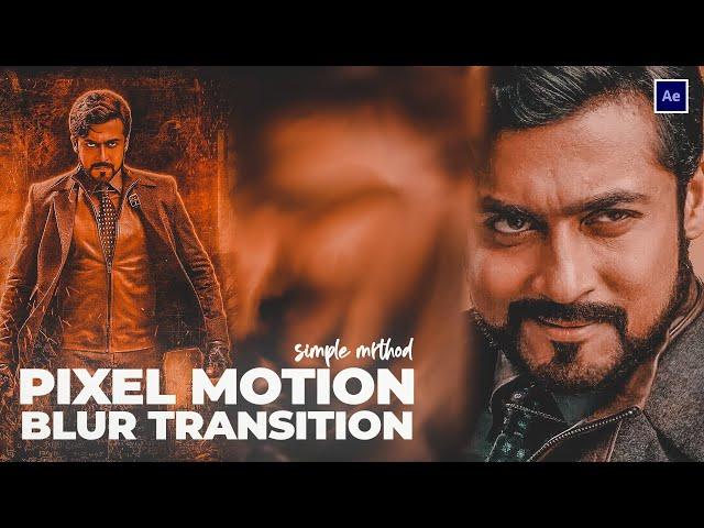 After Effects Pixel Motion Blur Transition (after effects tutorial)