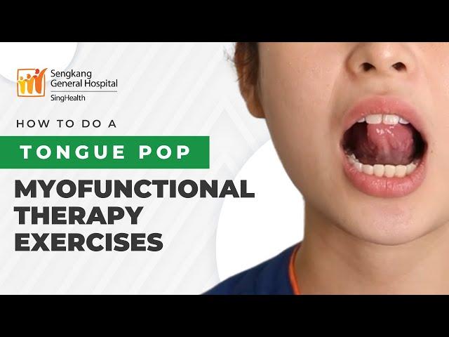 Do this to STOP SNORING and prevent SLEEP APNEA! Tongue Pop - Myofunctional Therapy | 4 of 5