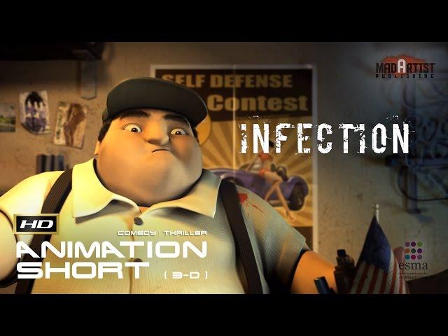 CGI 3D Animated Short Film "INFECTION" Funny Thriller Animation by ESMA